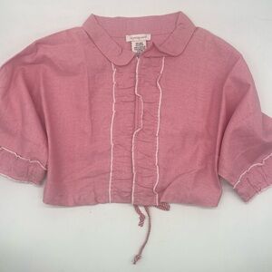 Linen Crop Jacket 8Y